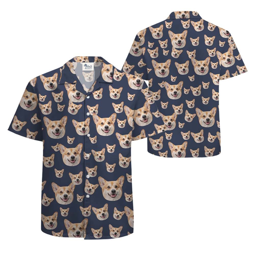 Custom Hawaiian Shirts With Dog Face On Them1