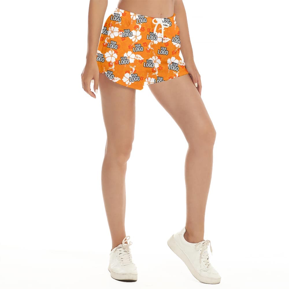 Custom Team Logo Beach Shorts For Women