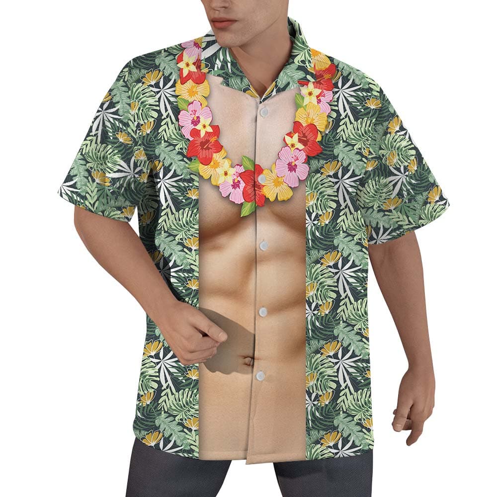 Hawaiian Body Men's Button Up Shirt1