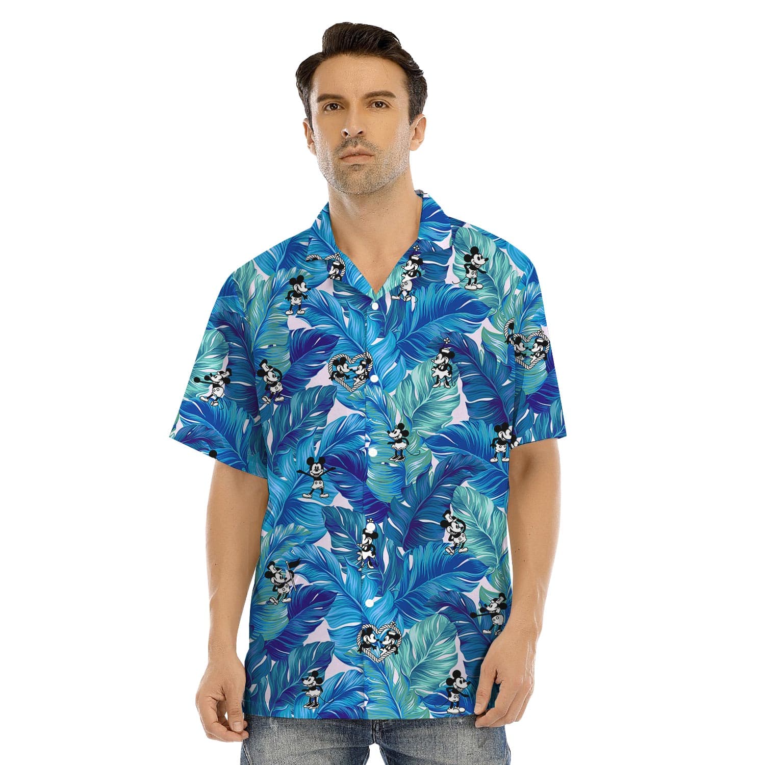 Steamboat Willie Mickey Hawaiian Shirts