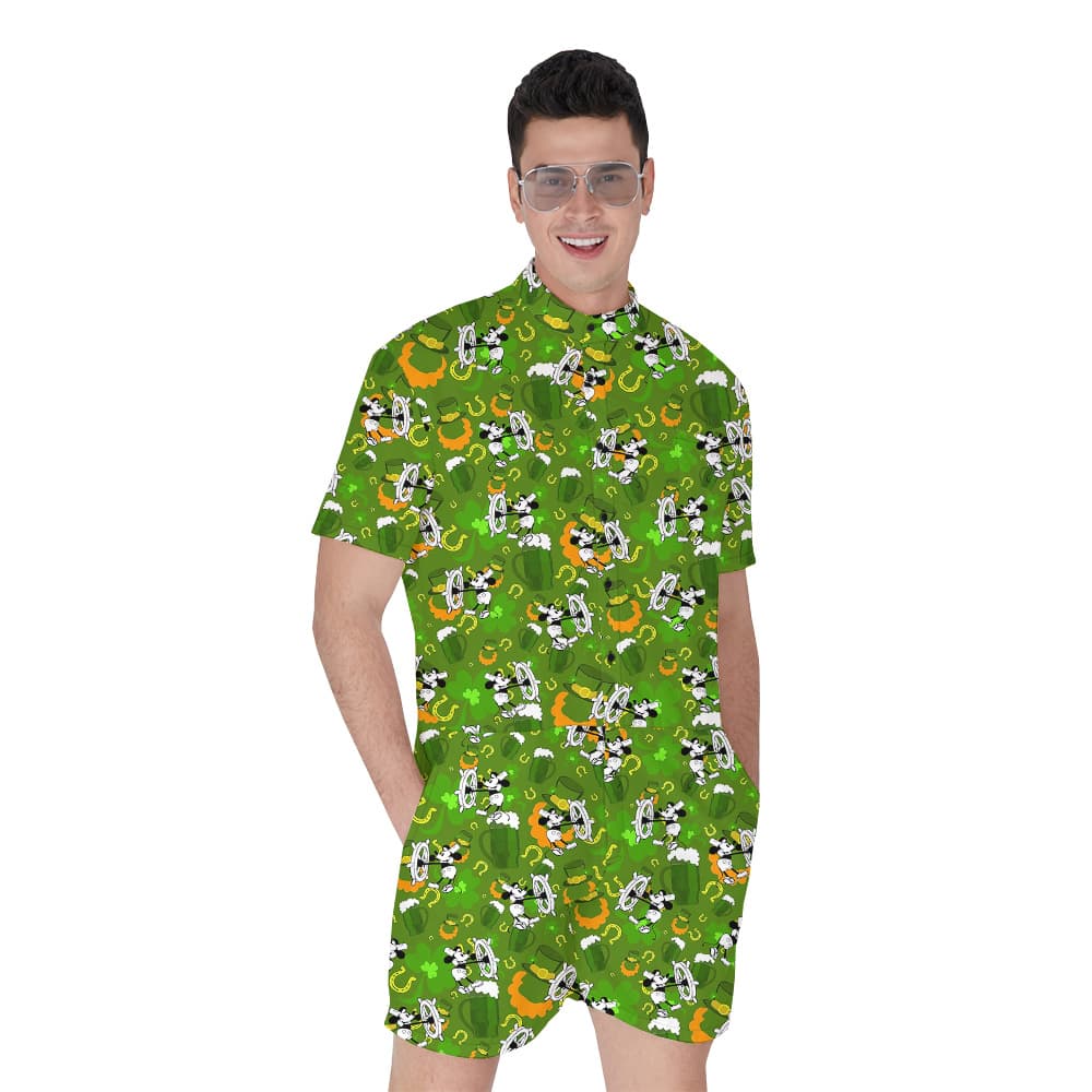 Mickey Steamboat St Paddys Aloha Romper for Men1