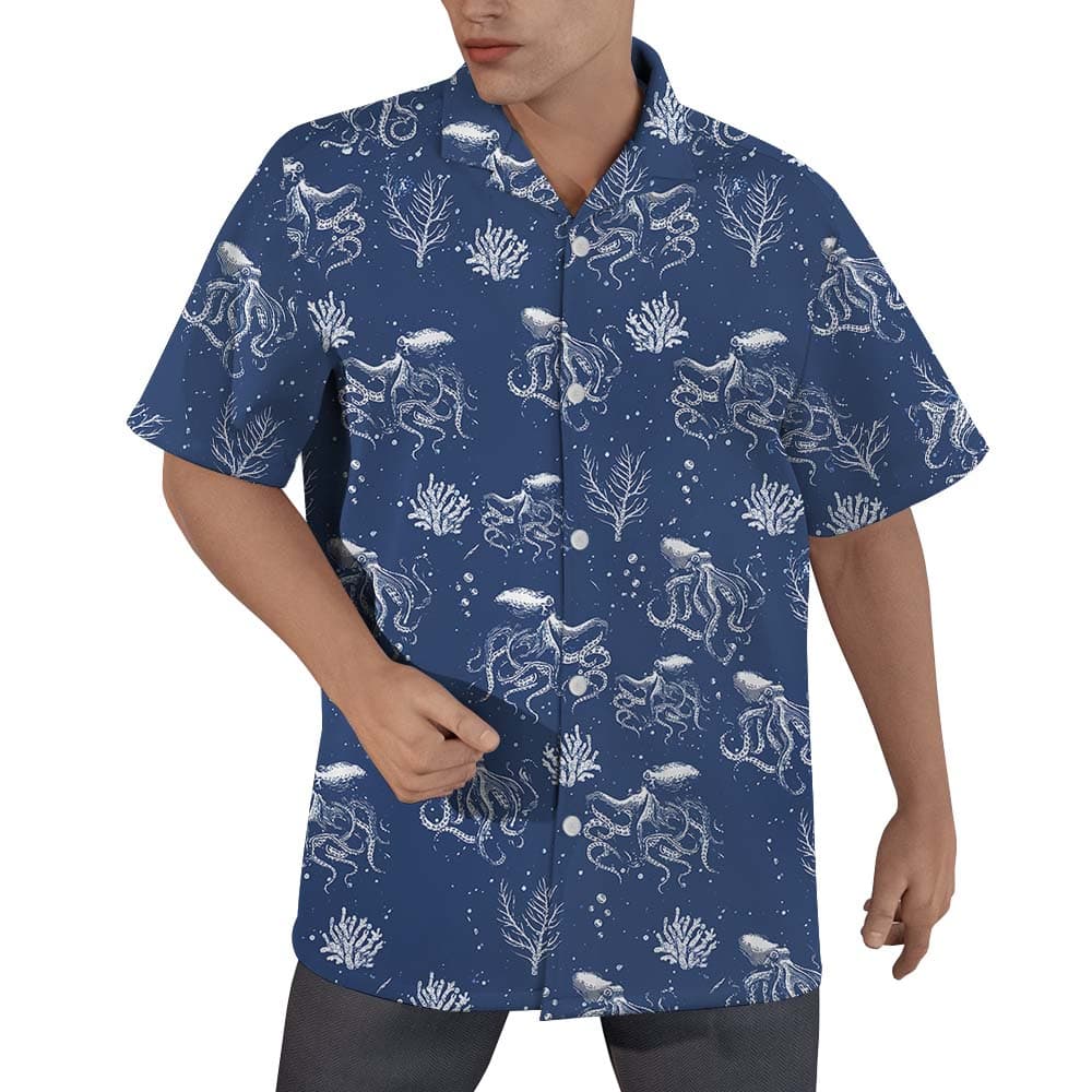 Octopus Hawaiian Shirt For Men1