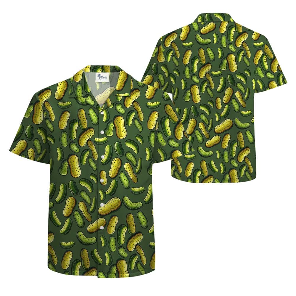 Pickle Short Sleeve Hawaiian Shirt For Men1