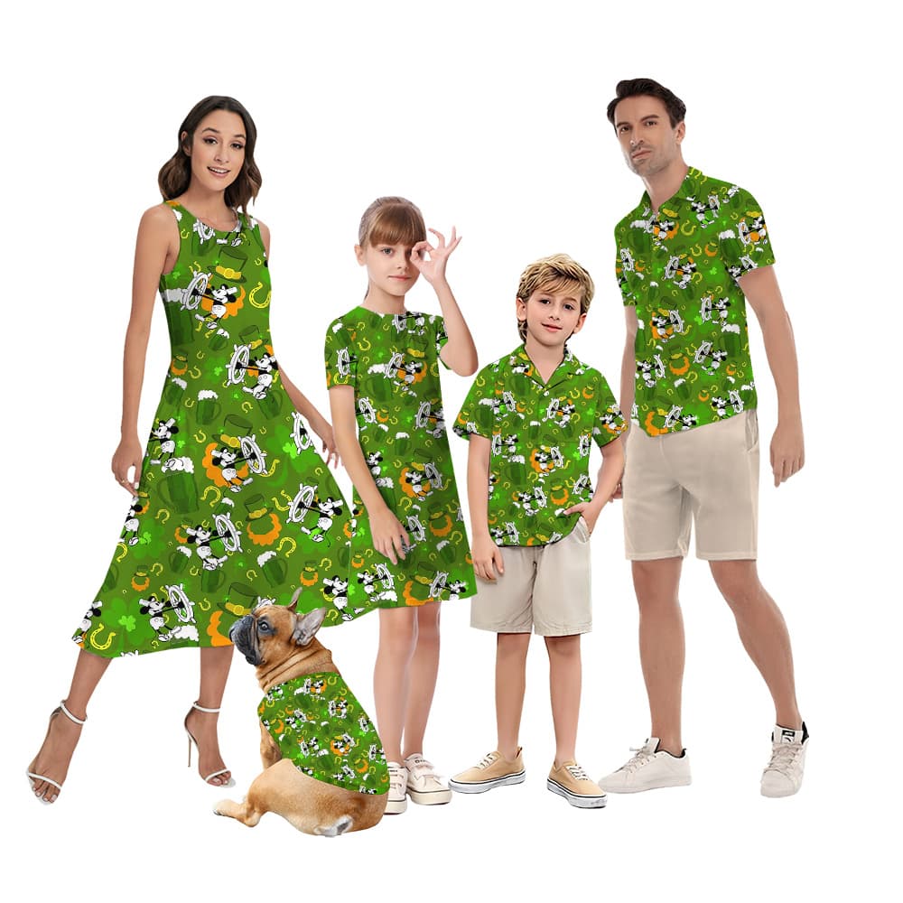 St Patrick Day Matching Family Outfits1