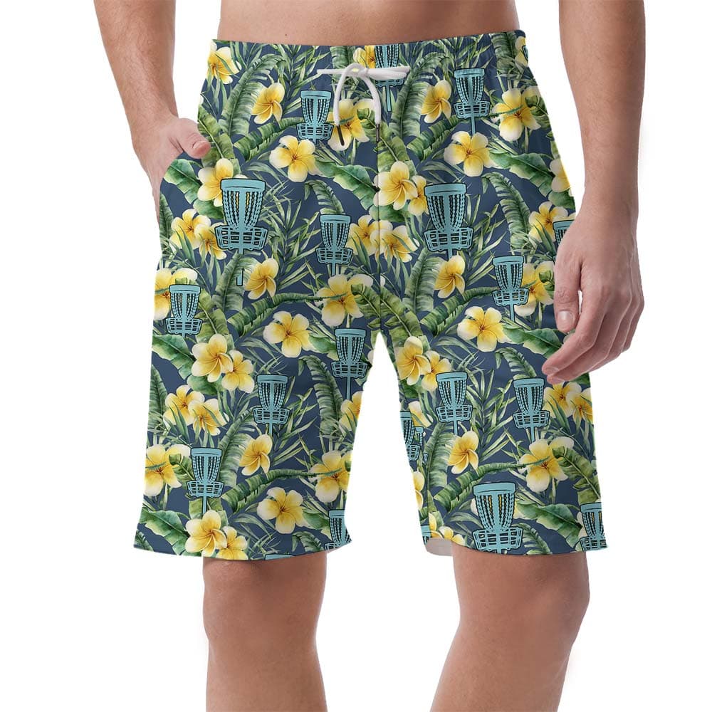 Unique Disc Golf Men's Hawaiian Beach Shorts4