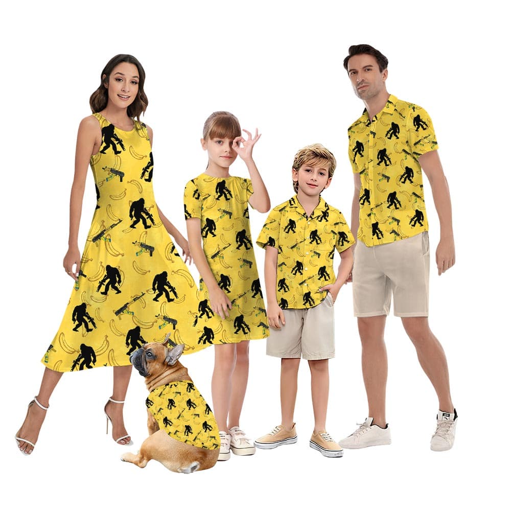 Bigfoot Family Matching For Summer Vacation