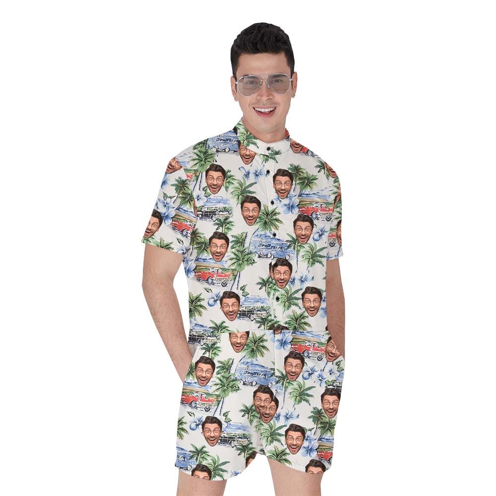 Custom Beach Male Romphim With Face On Them1