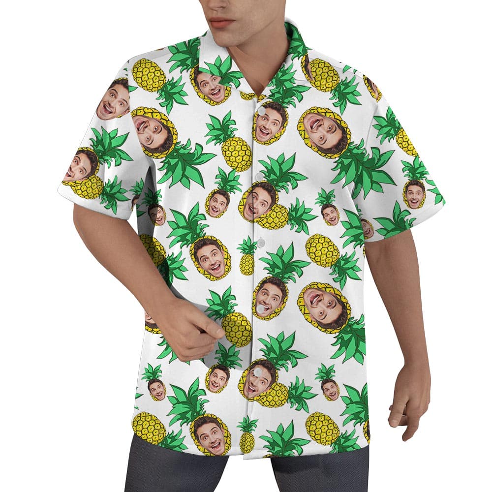 Custom Your Own Face Hawaiian Shirts Men