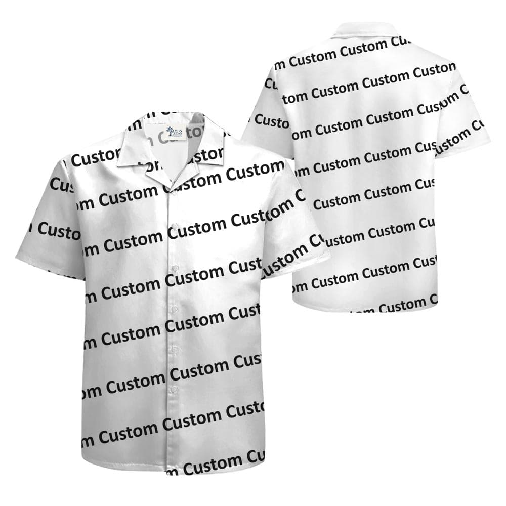 Fully Custom Hawaiian Shirt For Men Design Your Own