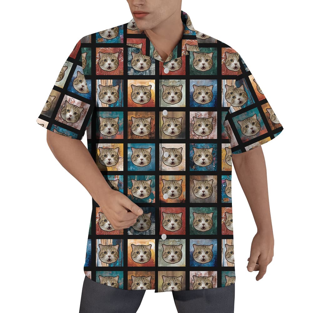 Meowaiian Custom Pet Hawaiian Shirt for Men1