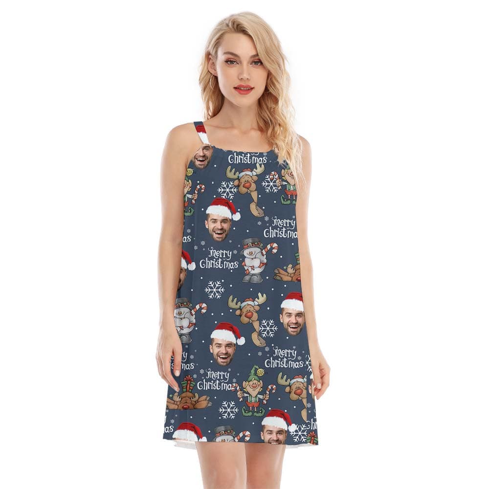 Custom Cami Dress For Reindeer Celebration