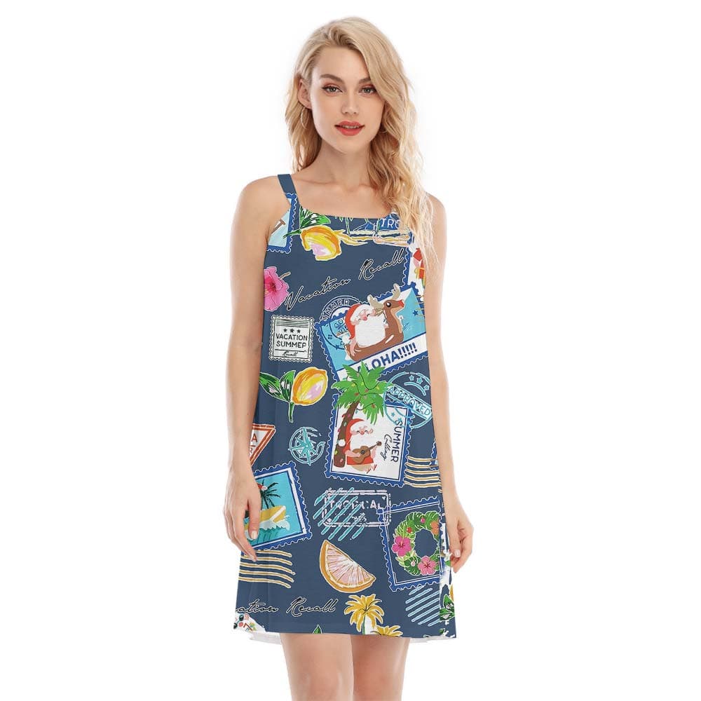 Summer Vacation Vibes Women's Cami Dress