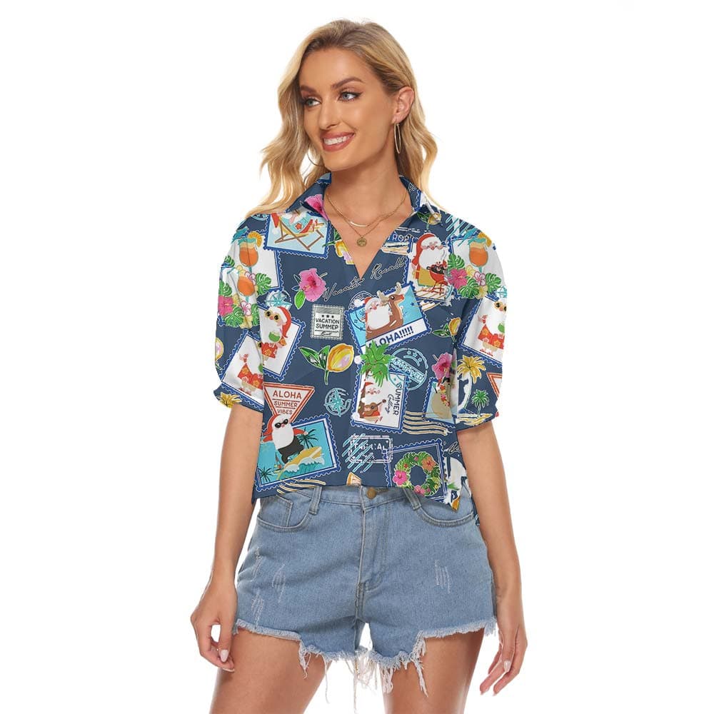 Aloha Summer Feelings Women's Cropped Shirt