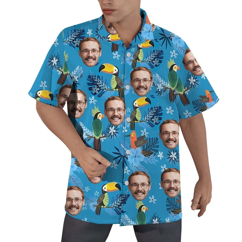 Tropical Toucan Custom Hawaiian Shirt With Multiple Faces1