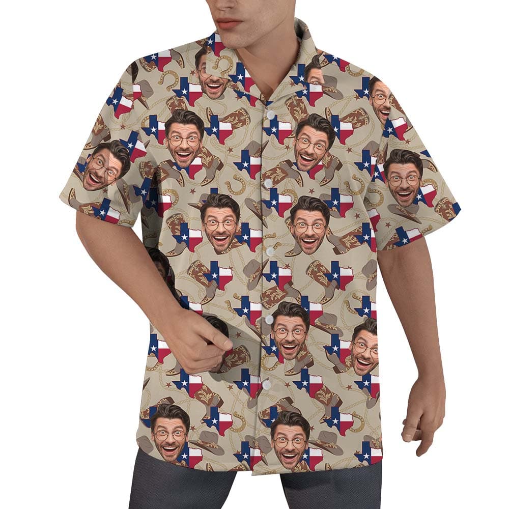 Western Cowboy Hawaiian Shirt For Men1