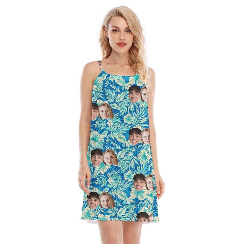 Aloha Hula Dress With Custom Faces For Women1