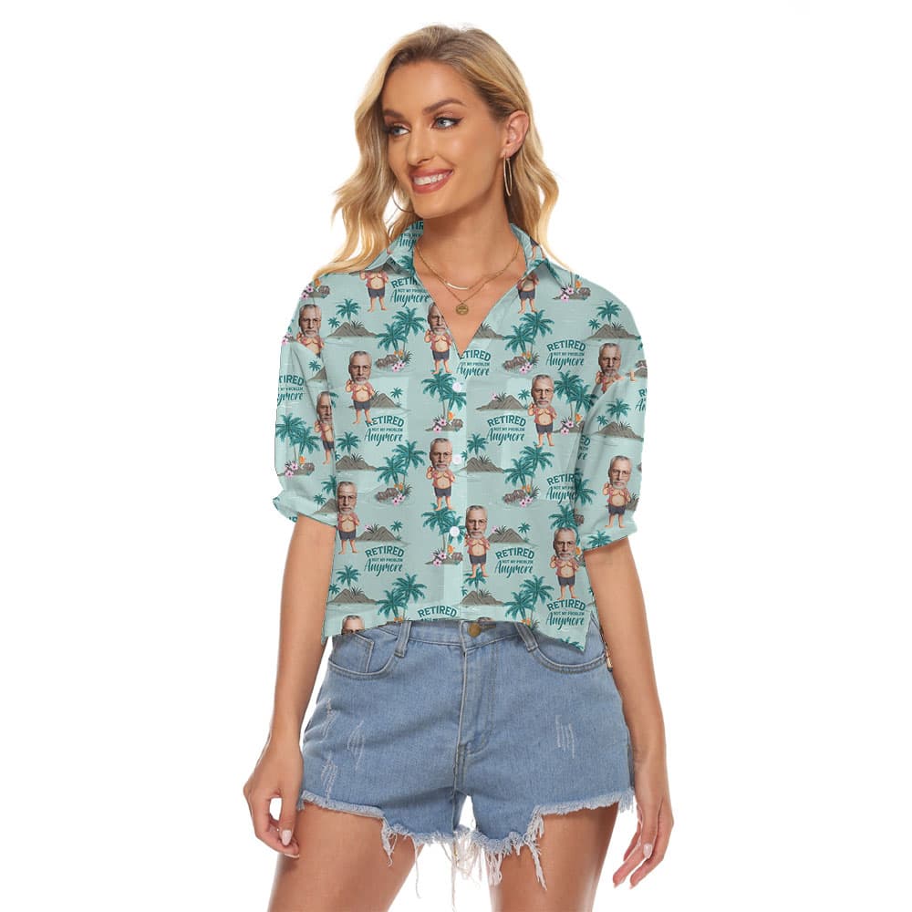 Custom Retirement Hawaiian Blouses For Women1