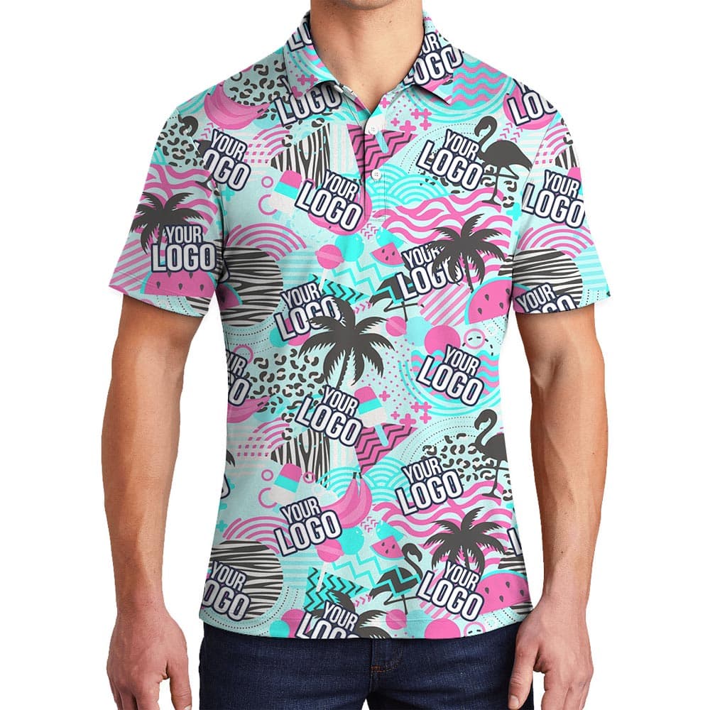 Personalized Men's Polo Shirt With Company Logo