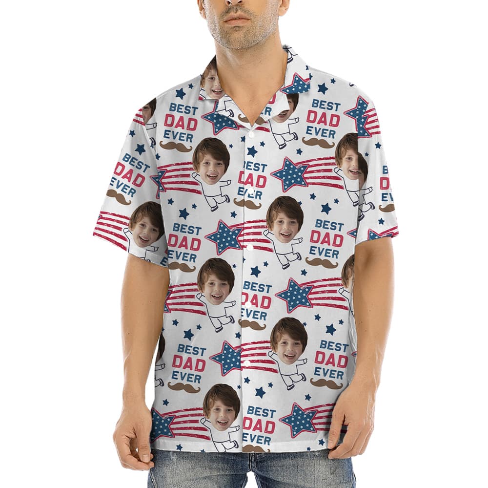 1.1- Menโs Hawaiian Shirt 2_front