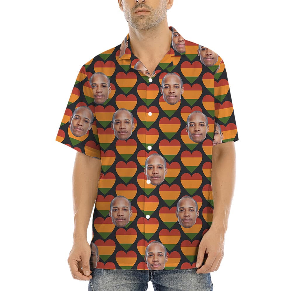 A Juneteenth Shirt for Men with Custom Faces