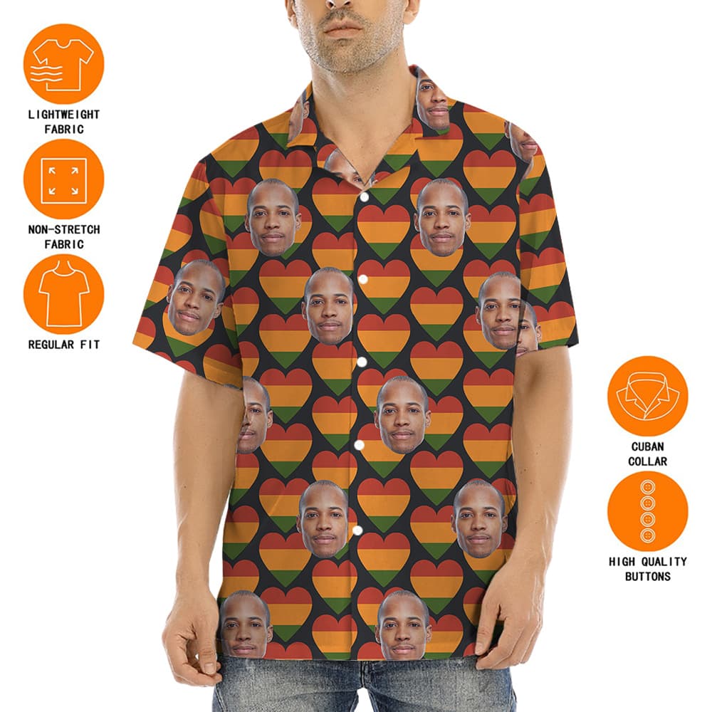 A Juneteenth Shirt for Men with Custom Faces