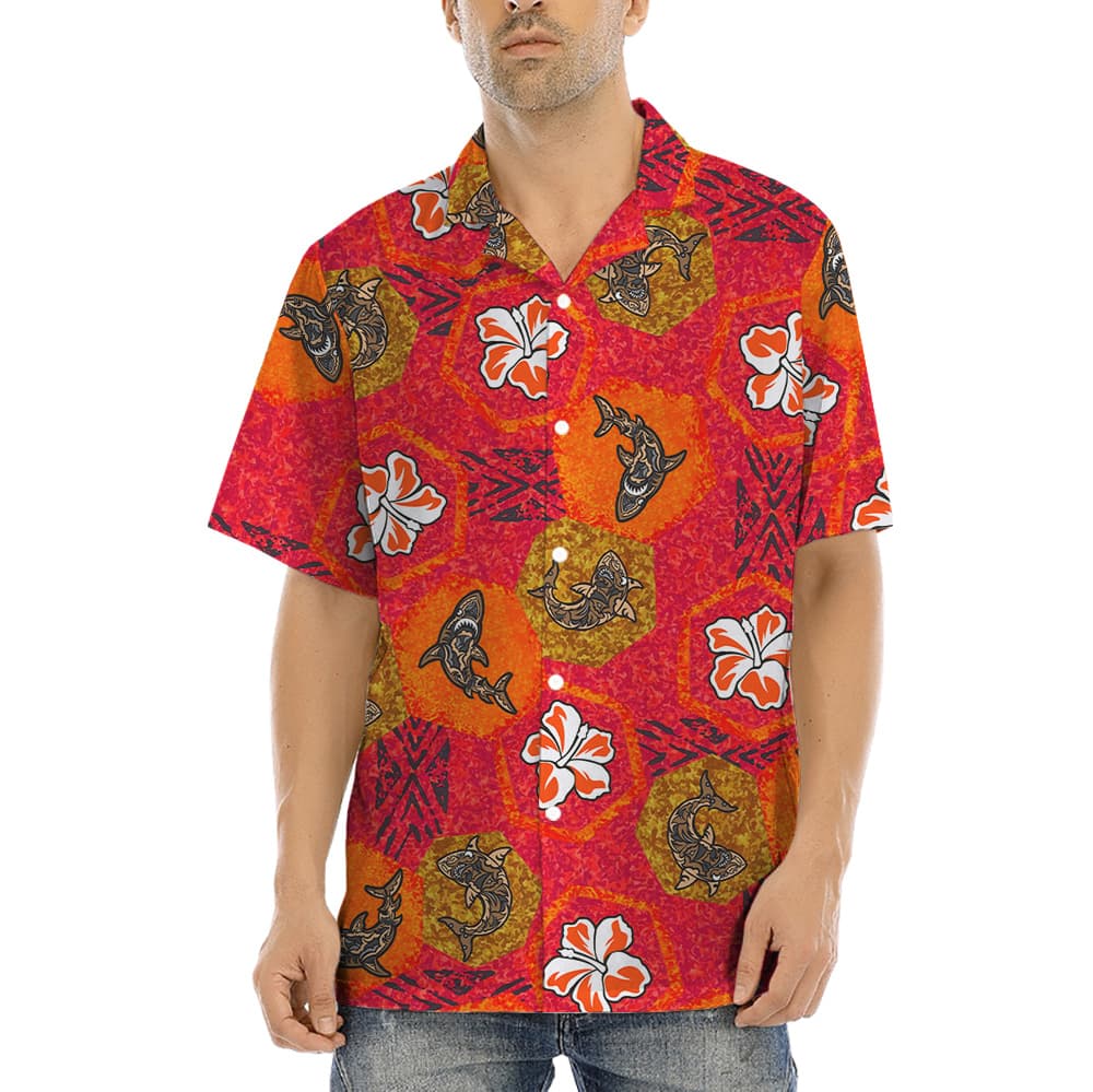 Classic Shark Button Up Shirt (1)