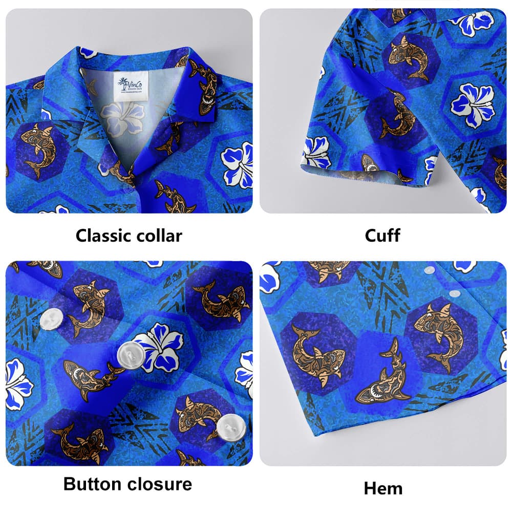 Classic Shark Button Up Shirt