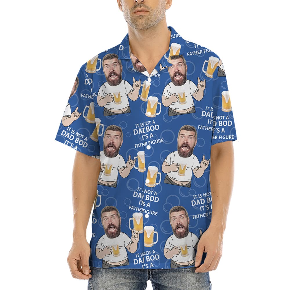 Custom Face Dad And Beer Hawaiian Shirt (5)