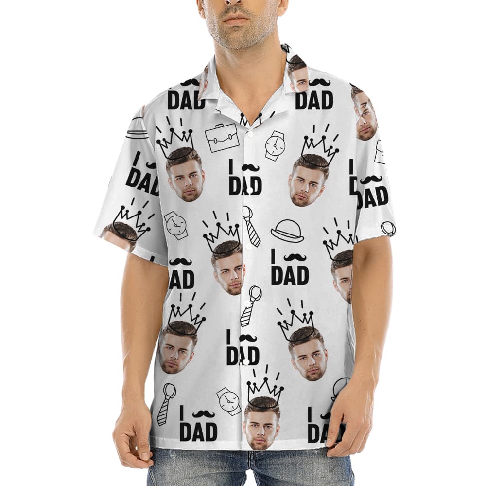 Father’s Day Hawaiian Shirt With Custom Face (7)