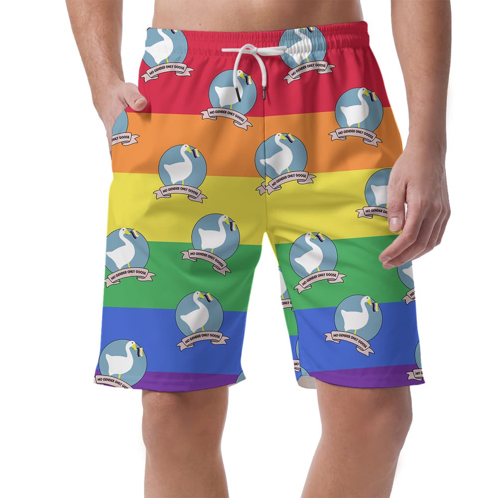 No Gender Only Goose Hawaiian Short for Men1