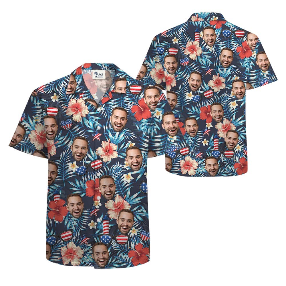 Patriotic Personalized Hawaiian Shirts With Preview allows you to see the proof before production to make sure you love it!