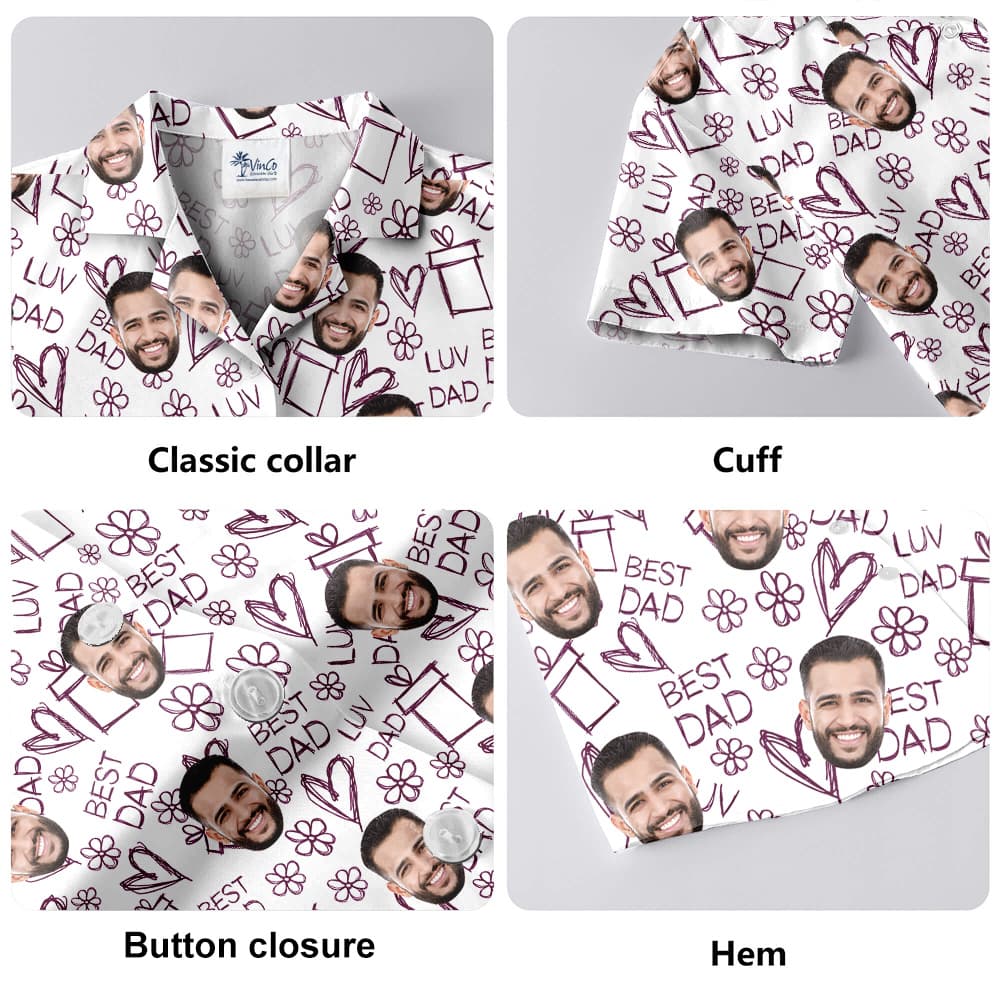 Personalized Father's Day Hawaiian Shirt