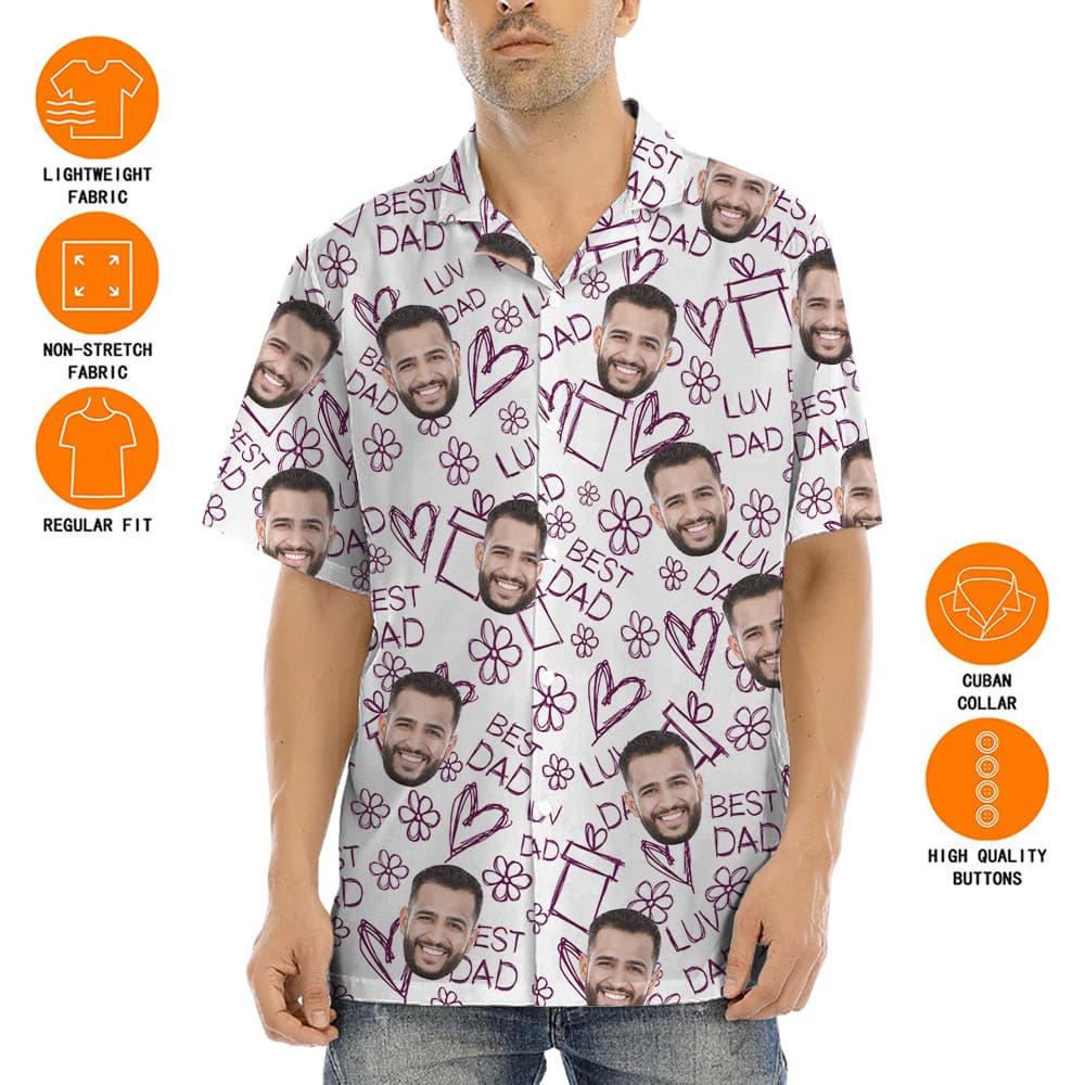 Personalized Father's Day Hawaiian Shirt