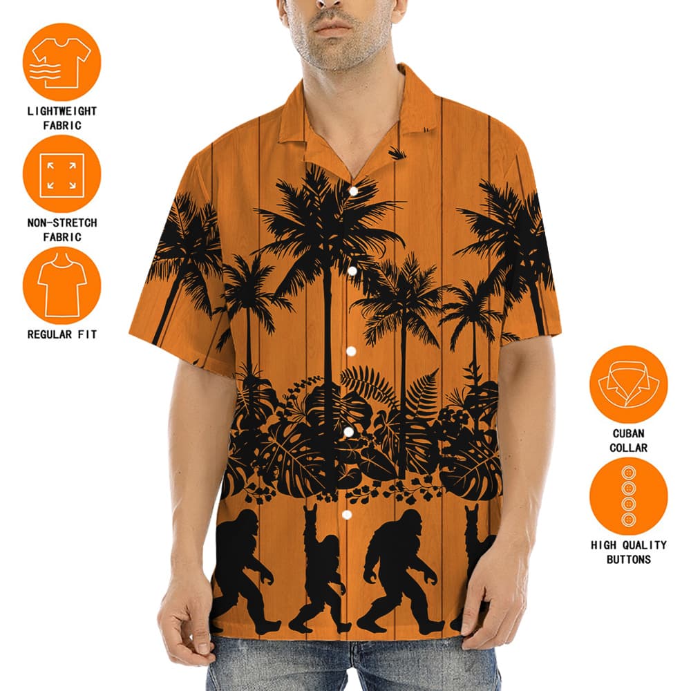 Bigfoot Classic Aloha Button Up Shirt
