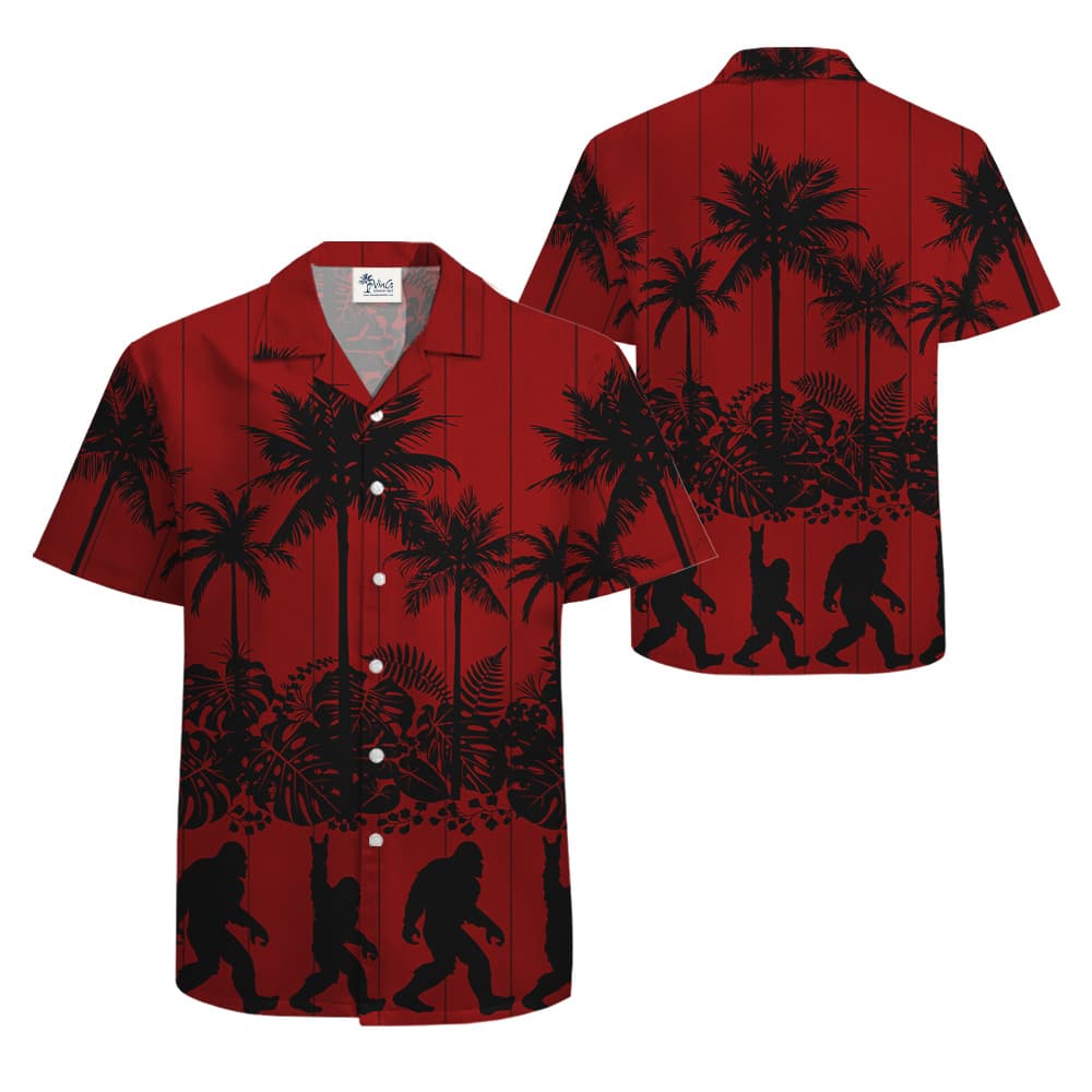 Bigfoot Classic Aloha Button Up Shirt