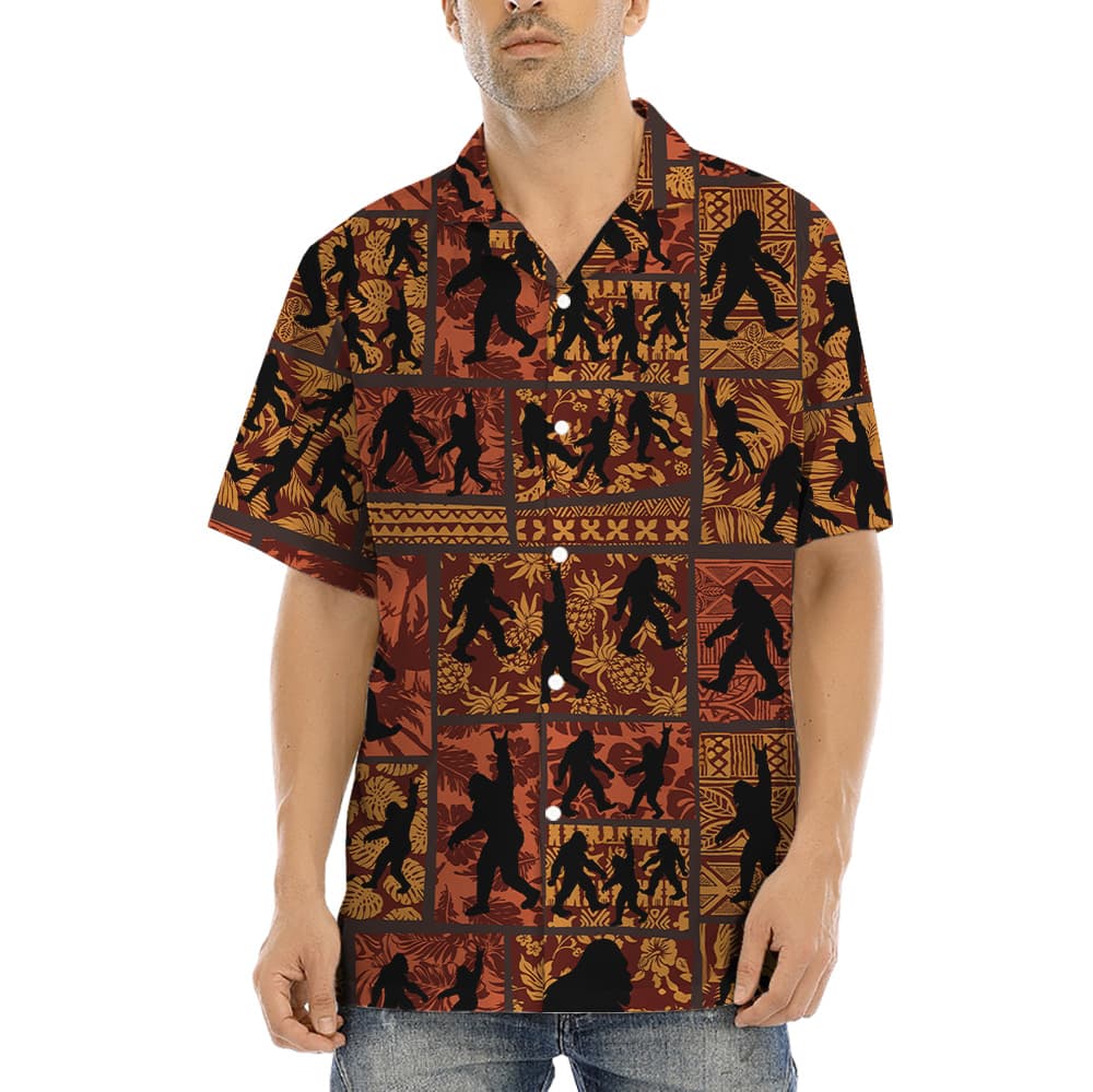 Classic Patterns Bigfoot Aloha Shirt (5)
