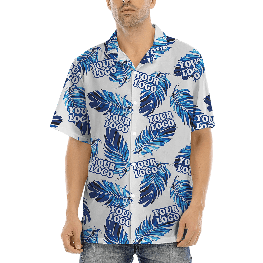 Custom Company Logo Tropical Hawaiian Shirt (4)