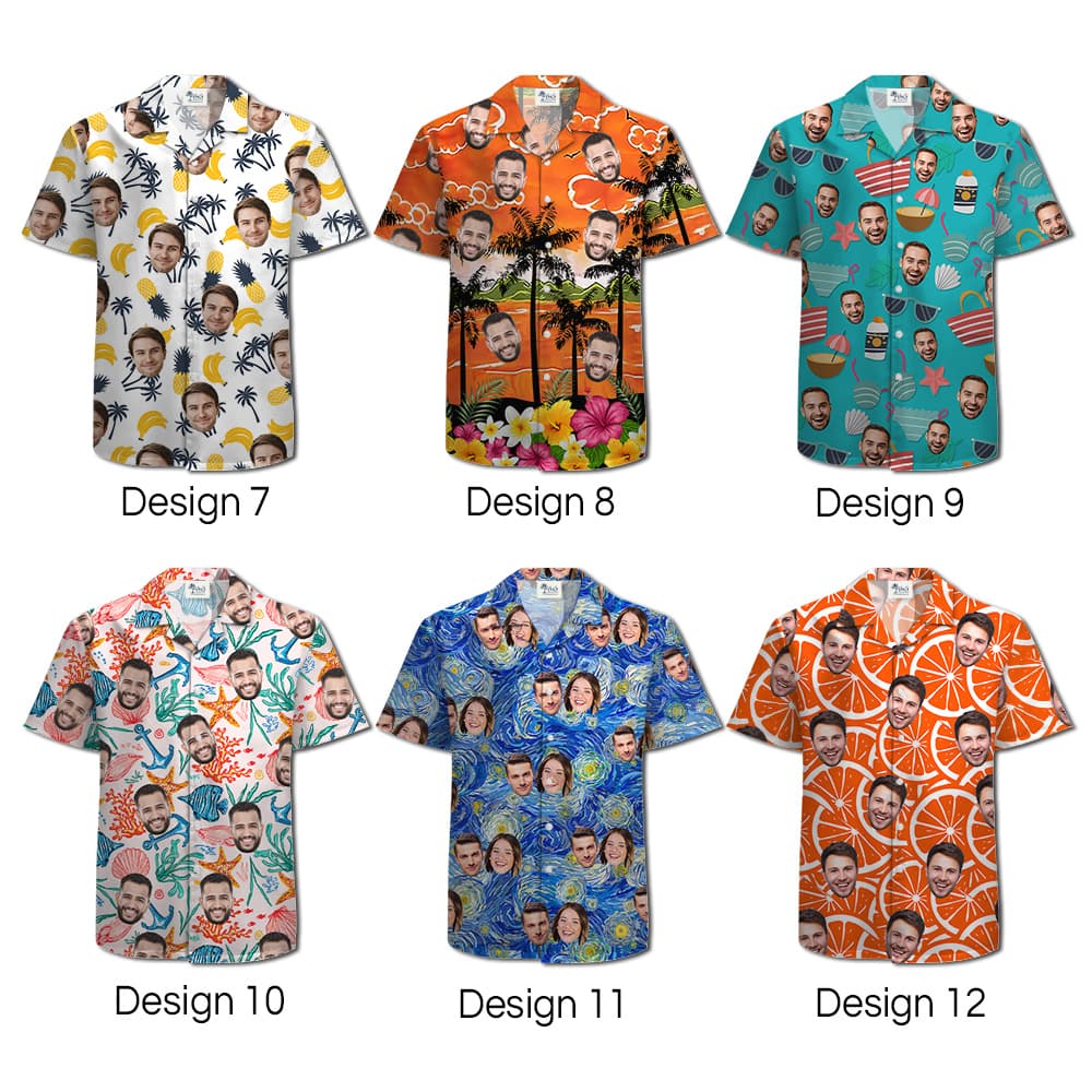 Custom Face Aloha Shirt