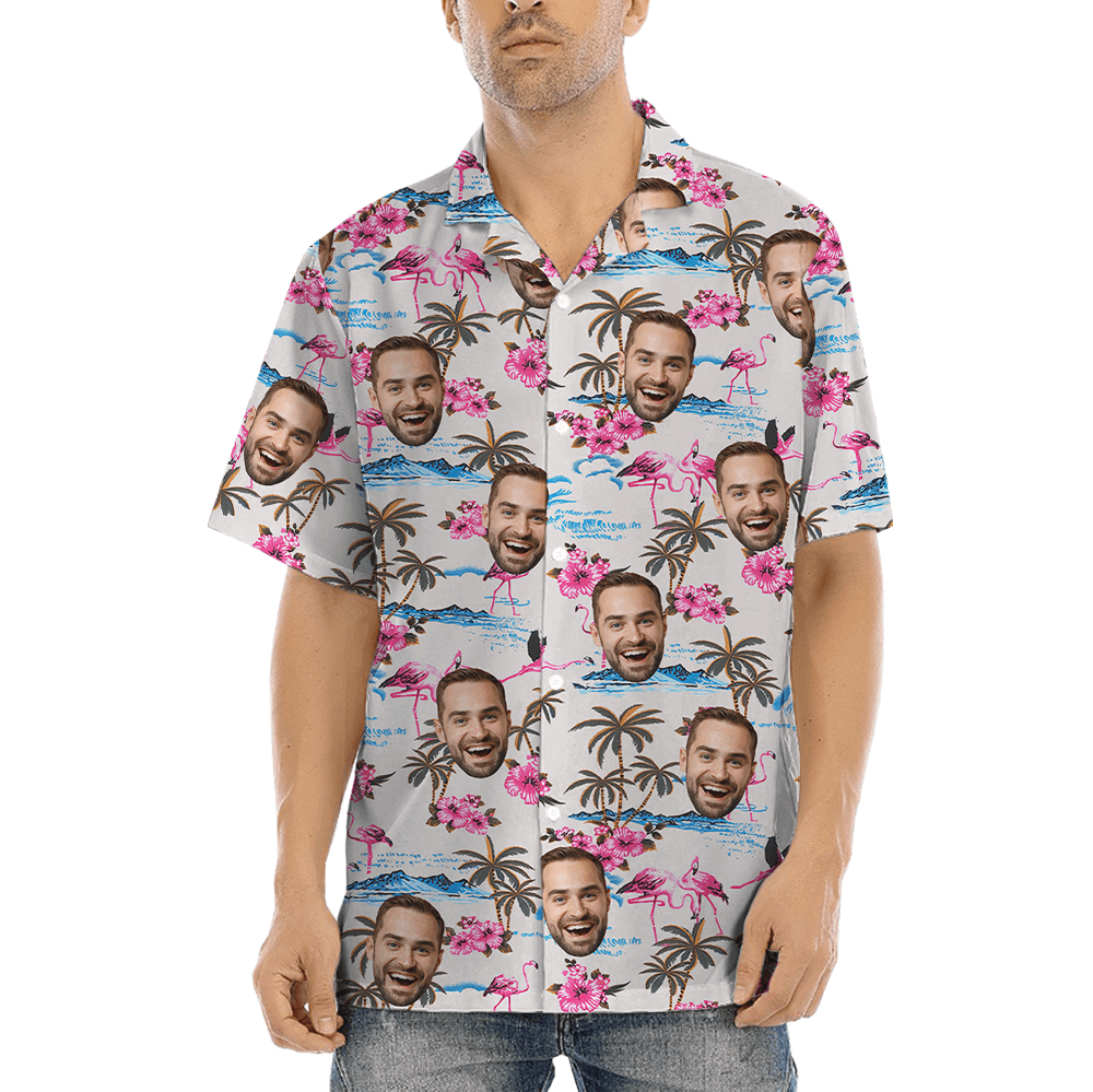 Custom Hawaiian Shirt With 1-5 Faces (6)