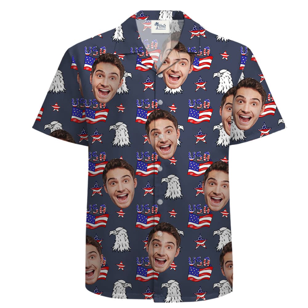 Eagle Custom Independence Day 100% Cotton Shirt2