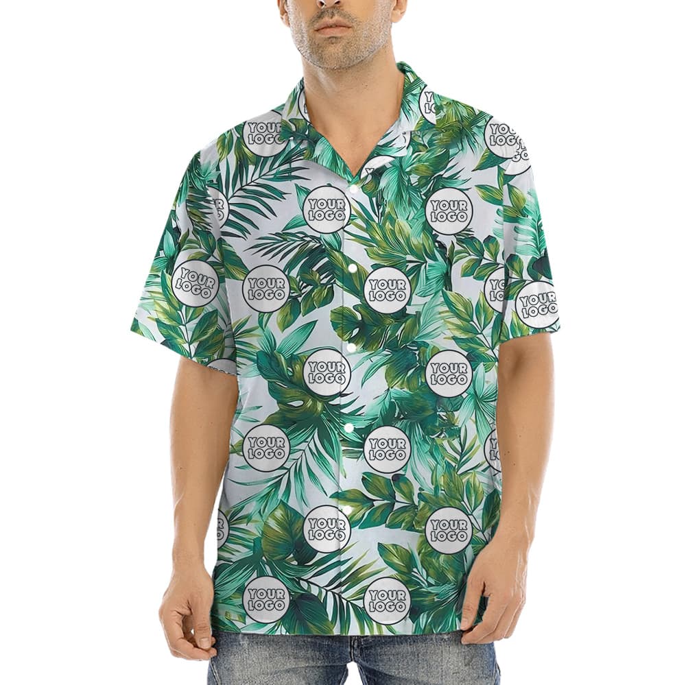 Fresh Forest Theme Custom Logo Hula Shirt1
