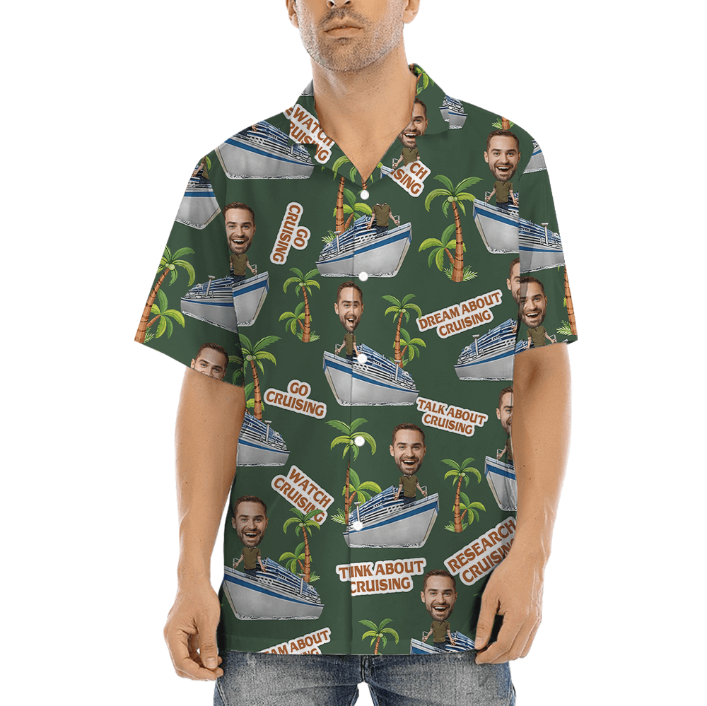 Go Cruising Custom Face Hawaiian Shirt (4)