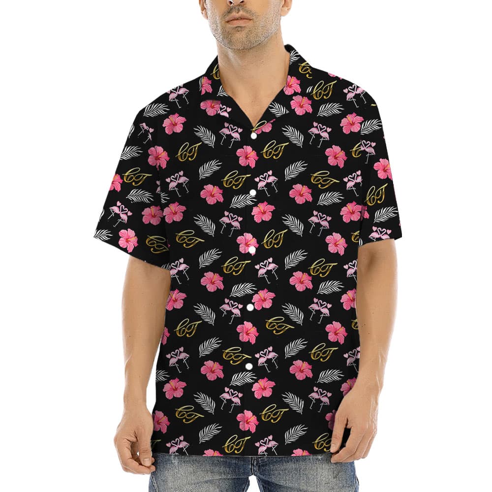 Personalized Name Anniversary Hawaiian Shirt For Couples