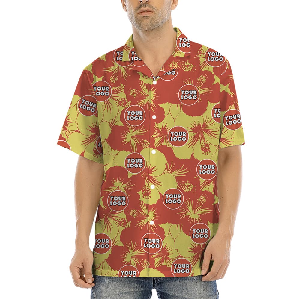 Sunset Hibiscus Theme Hawaiian Shirt Custom Pictures1