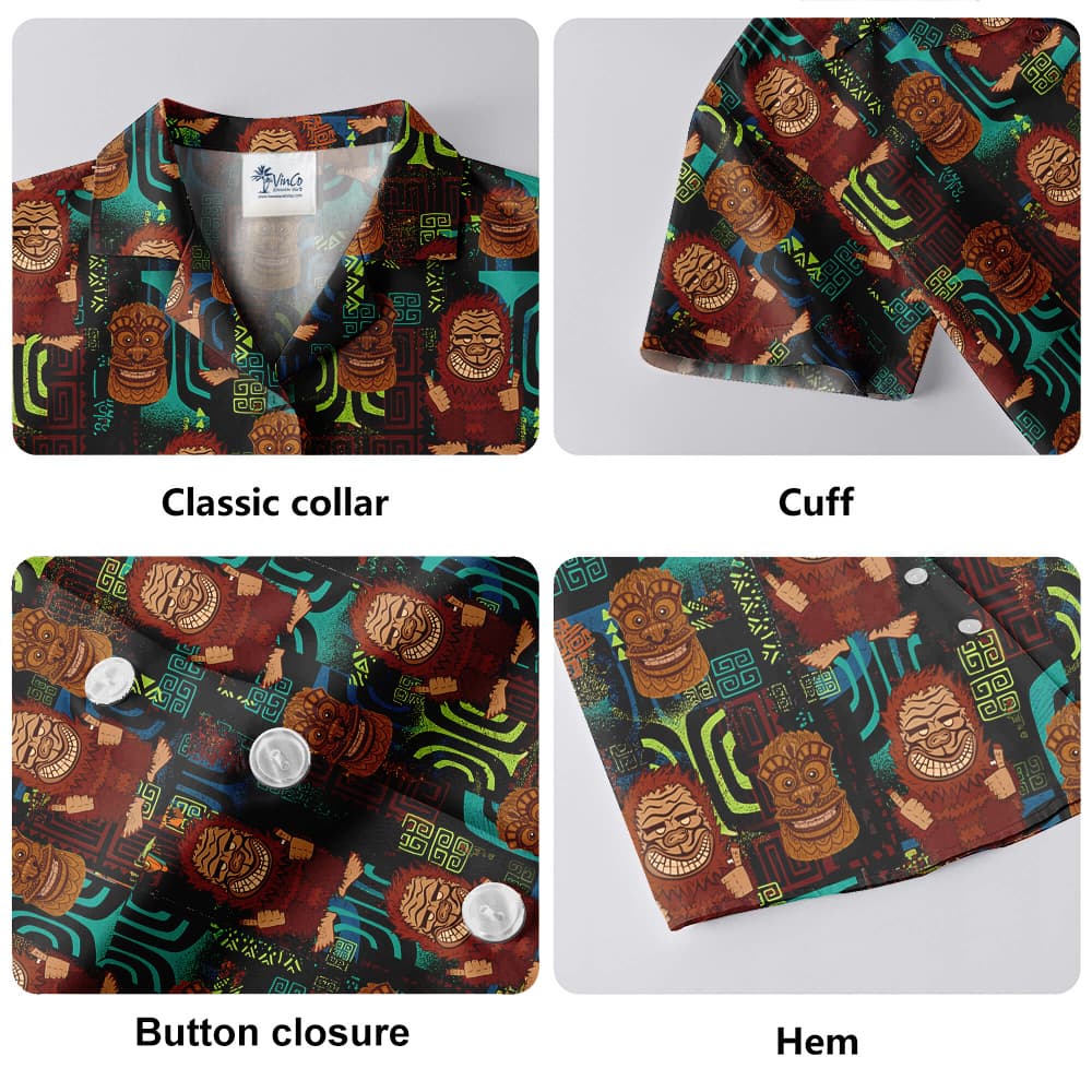Tiki Bigfoot Vintage Aloha Shirt