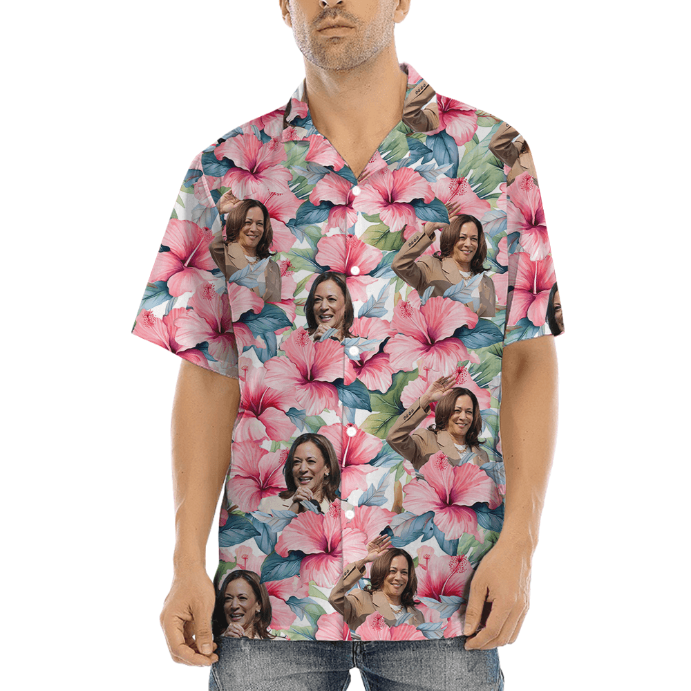 Kamala Harris Floral Hawaiian Shirt (5)
