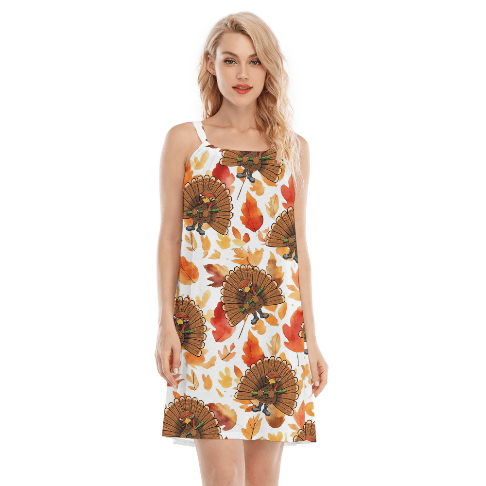Tactical Turkey Thanksgiving Cami Dress