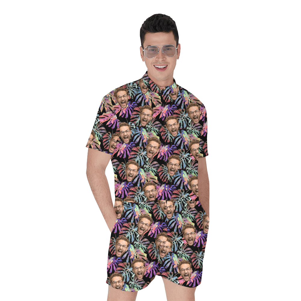 Tropical Horror Romper With Custom Face