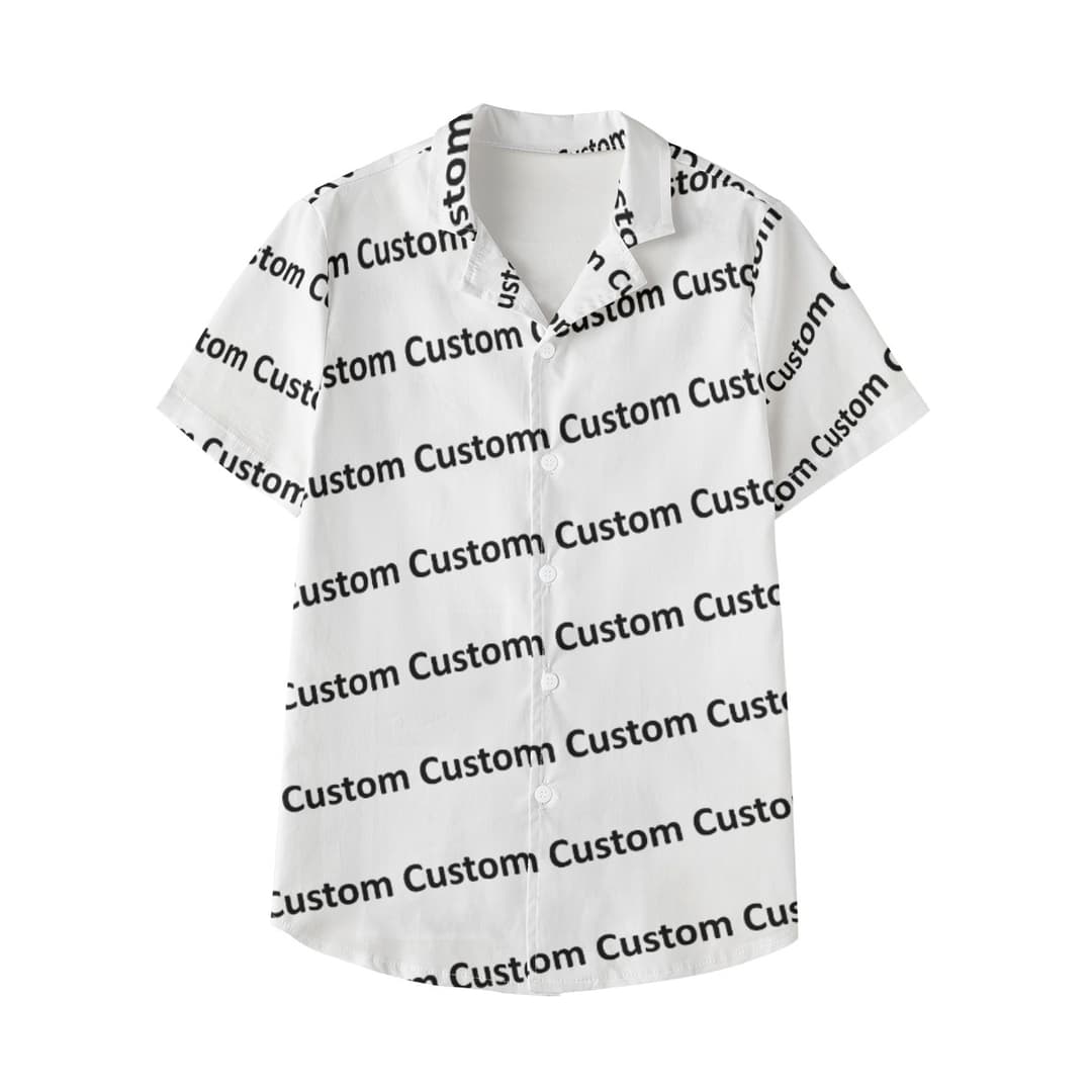 Custom Hawaiian Shirt For Kids 100% Cotton