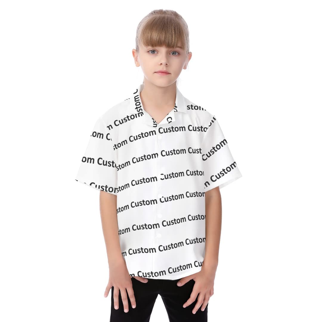 Custom Hawaiian Shirt For Kids 100% Cotton